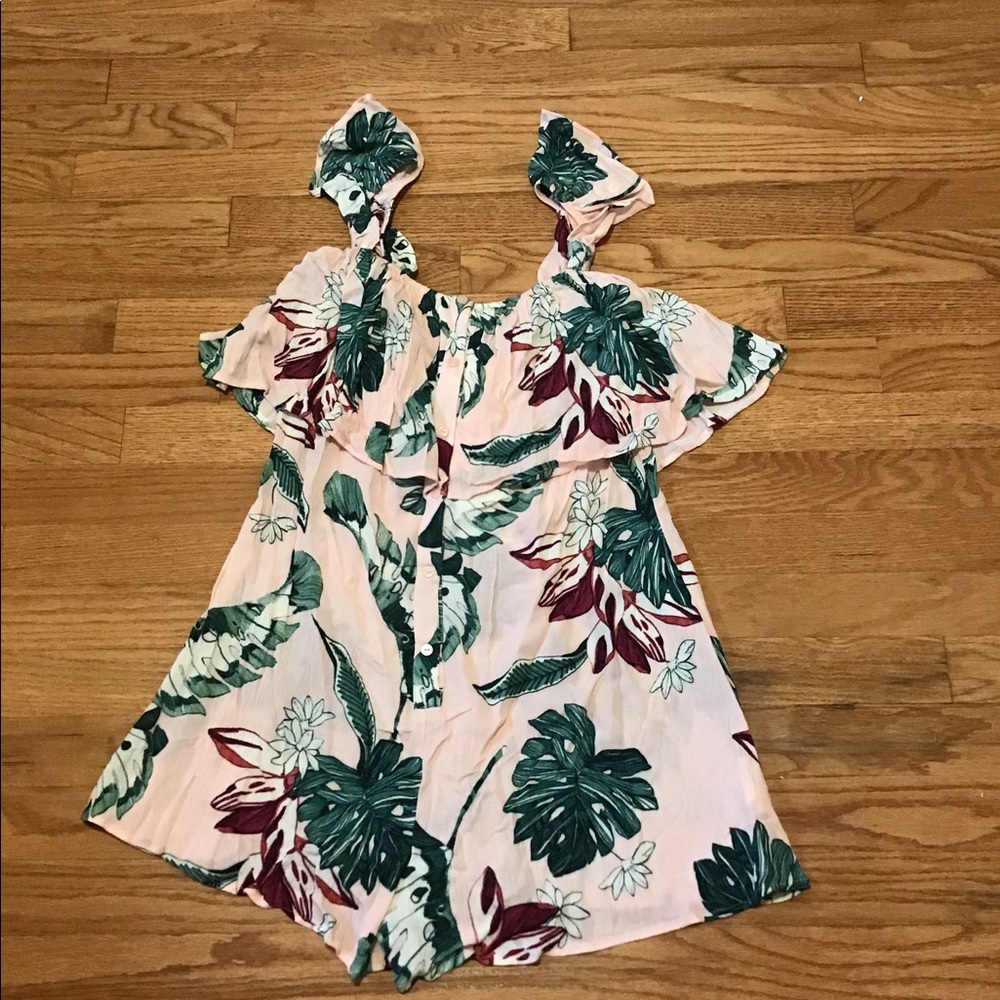 NWT Lish Small Tropical Romper